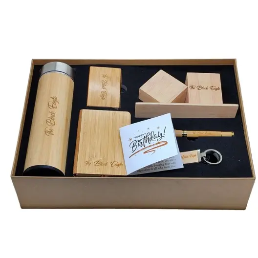 6PCS Wooden Corparate Gift Set